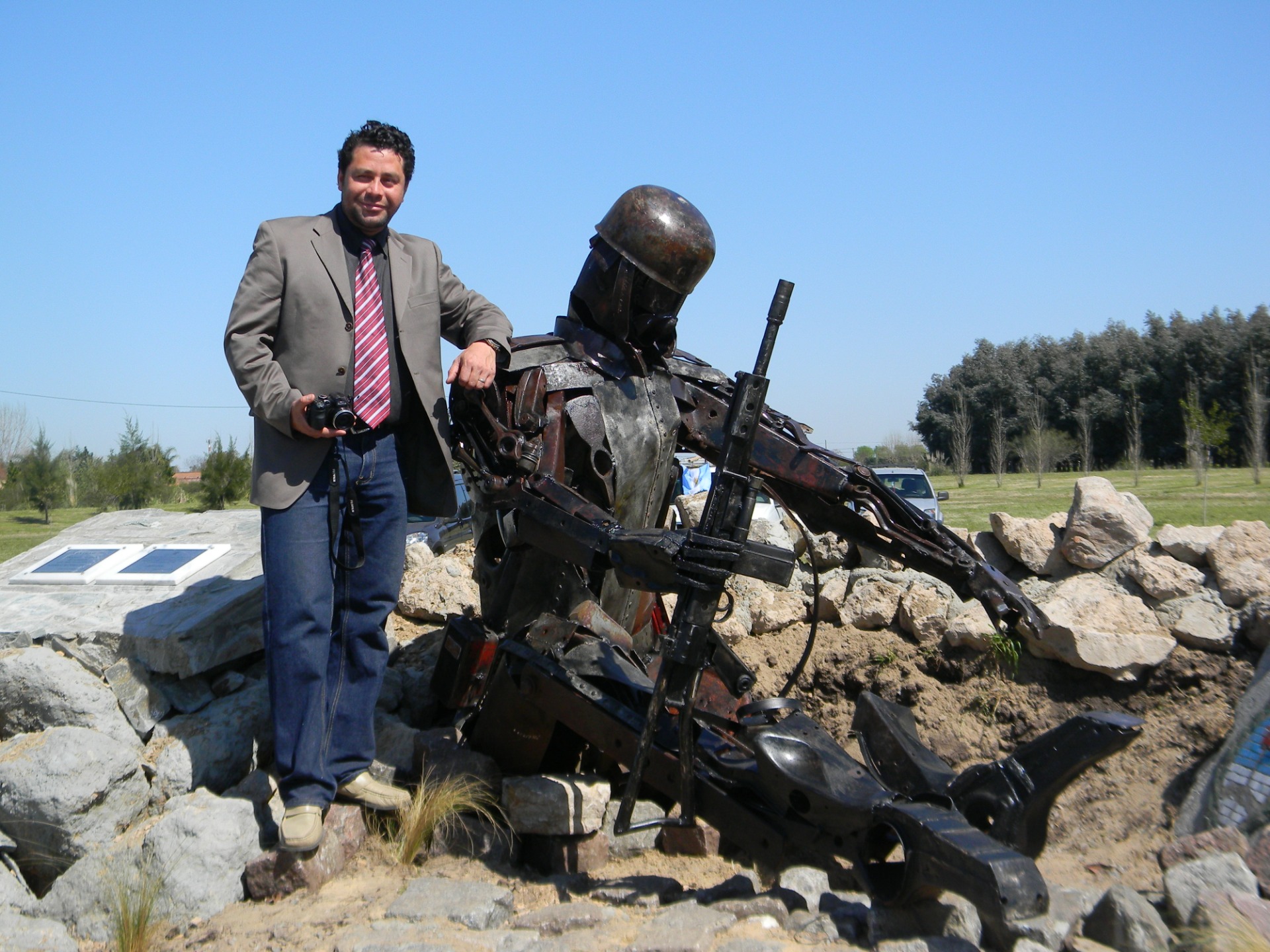 Obra sobre el Conflicto del Beagle - Año 2016 - Obra instalada en Torres-Luján